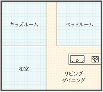 間取図 リフォーム前